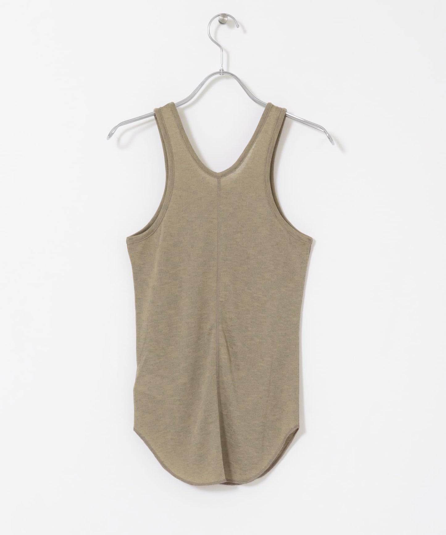 亞麻風無袖背心