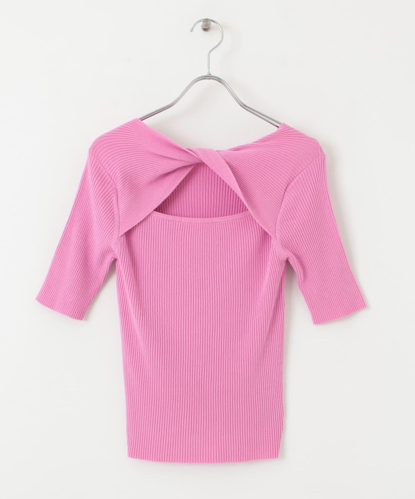 2WAY鏤空針織上衣