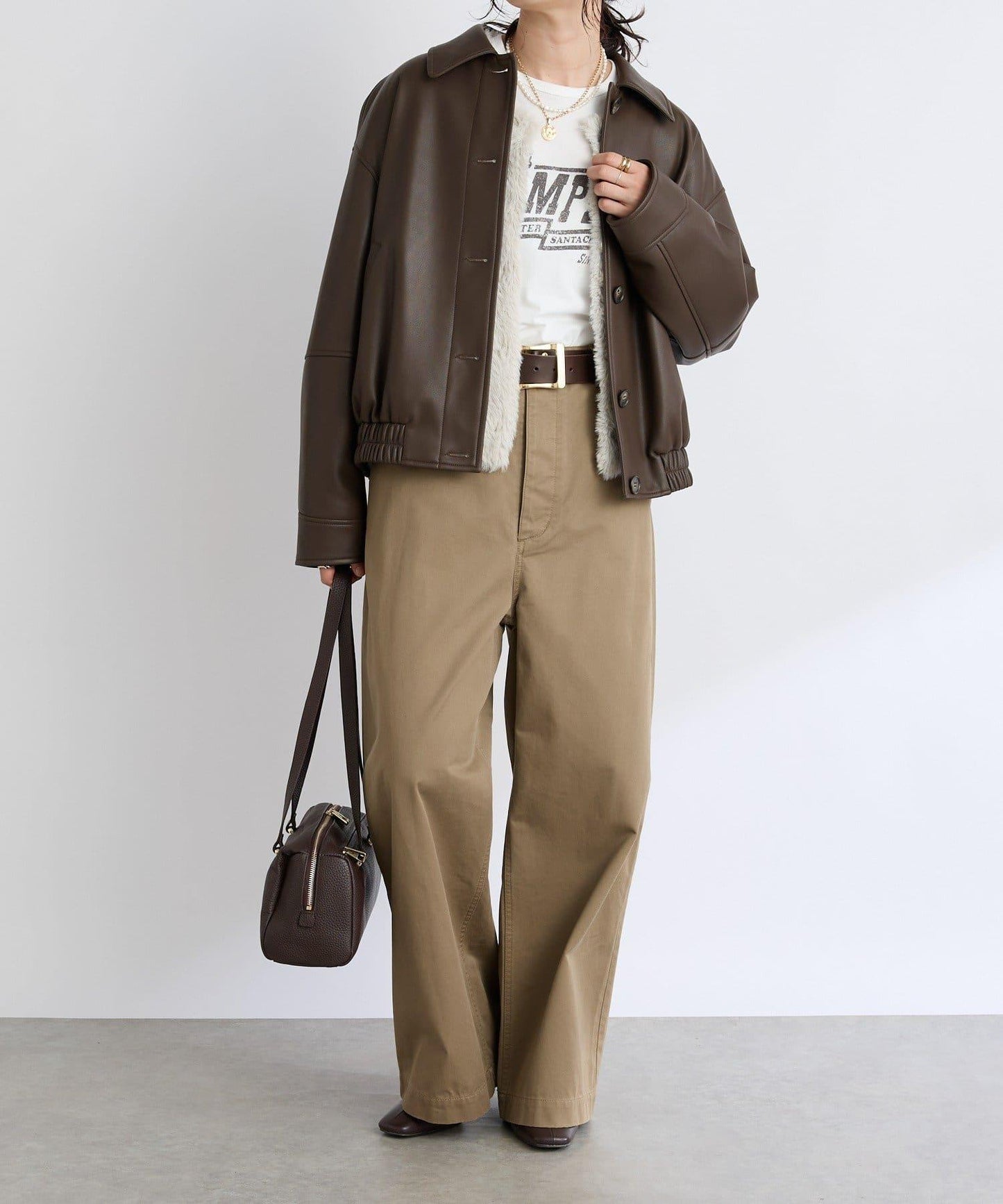 【MONN.:.(モン)】棉質斜紋長褲