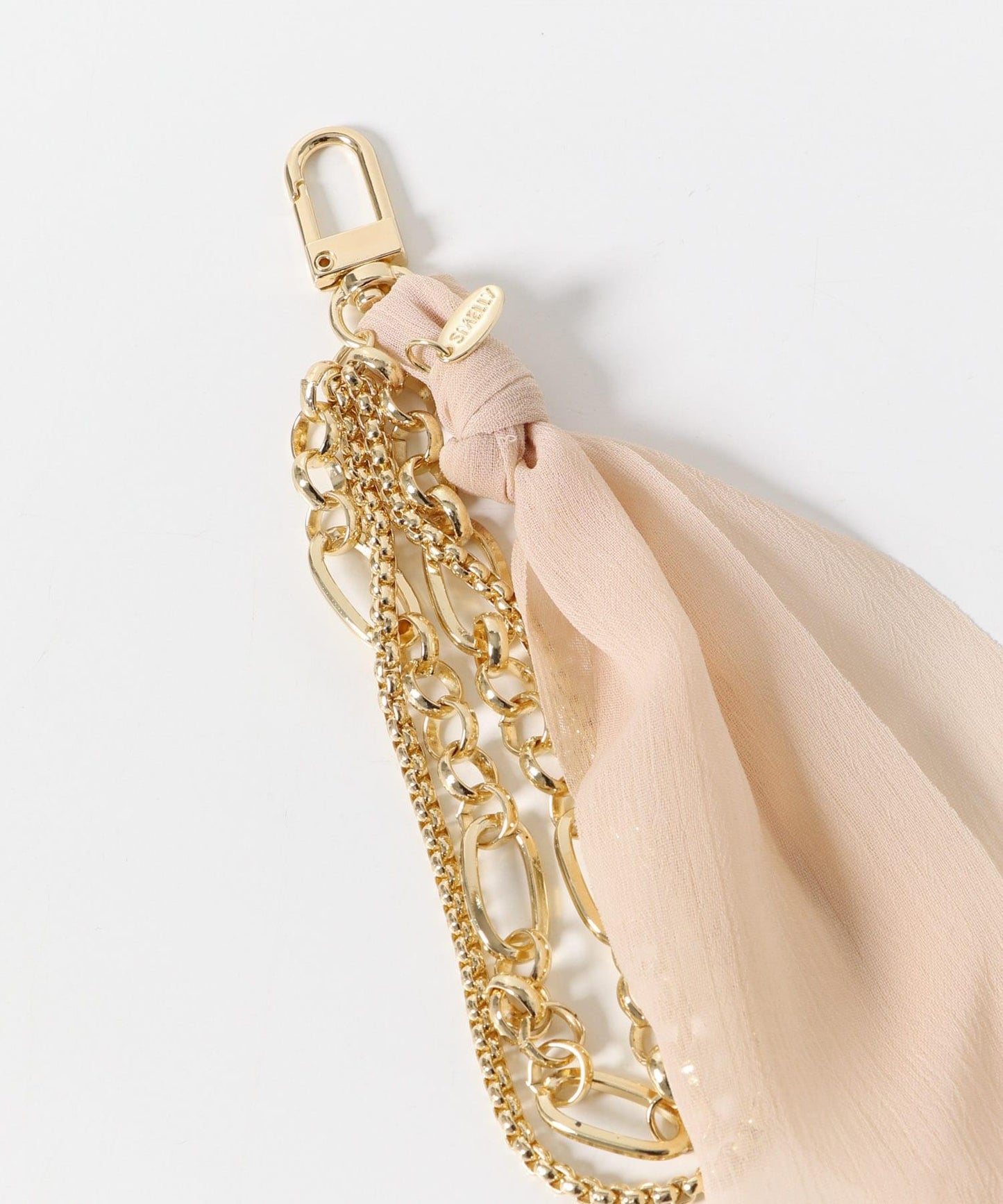 金屬配件蝴蝶結鑰匙鏈