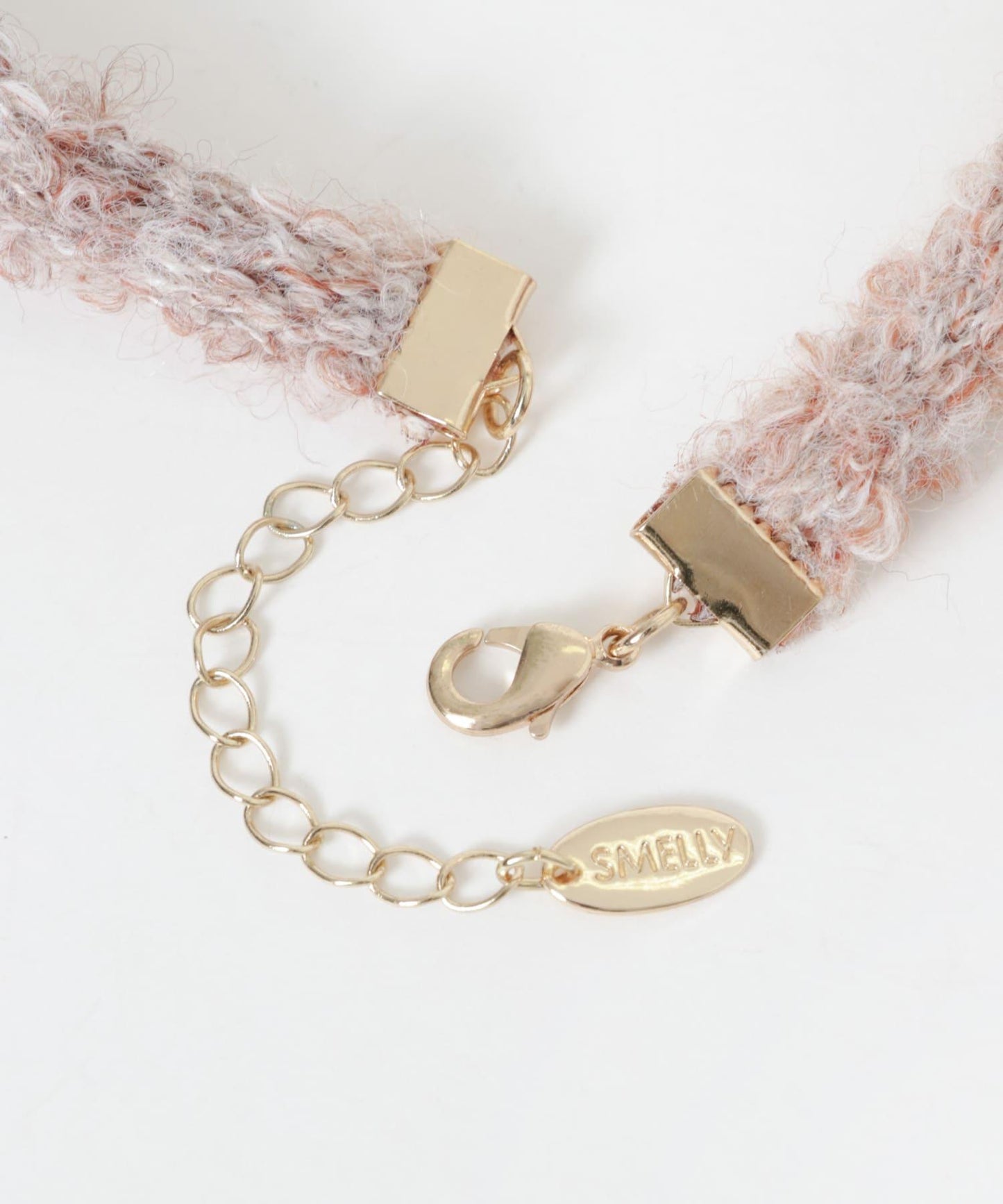 愛心裝飾針織項鍊式頸圈