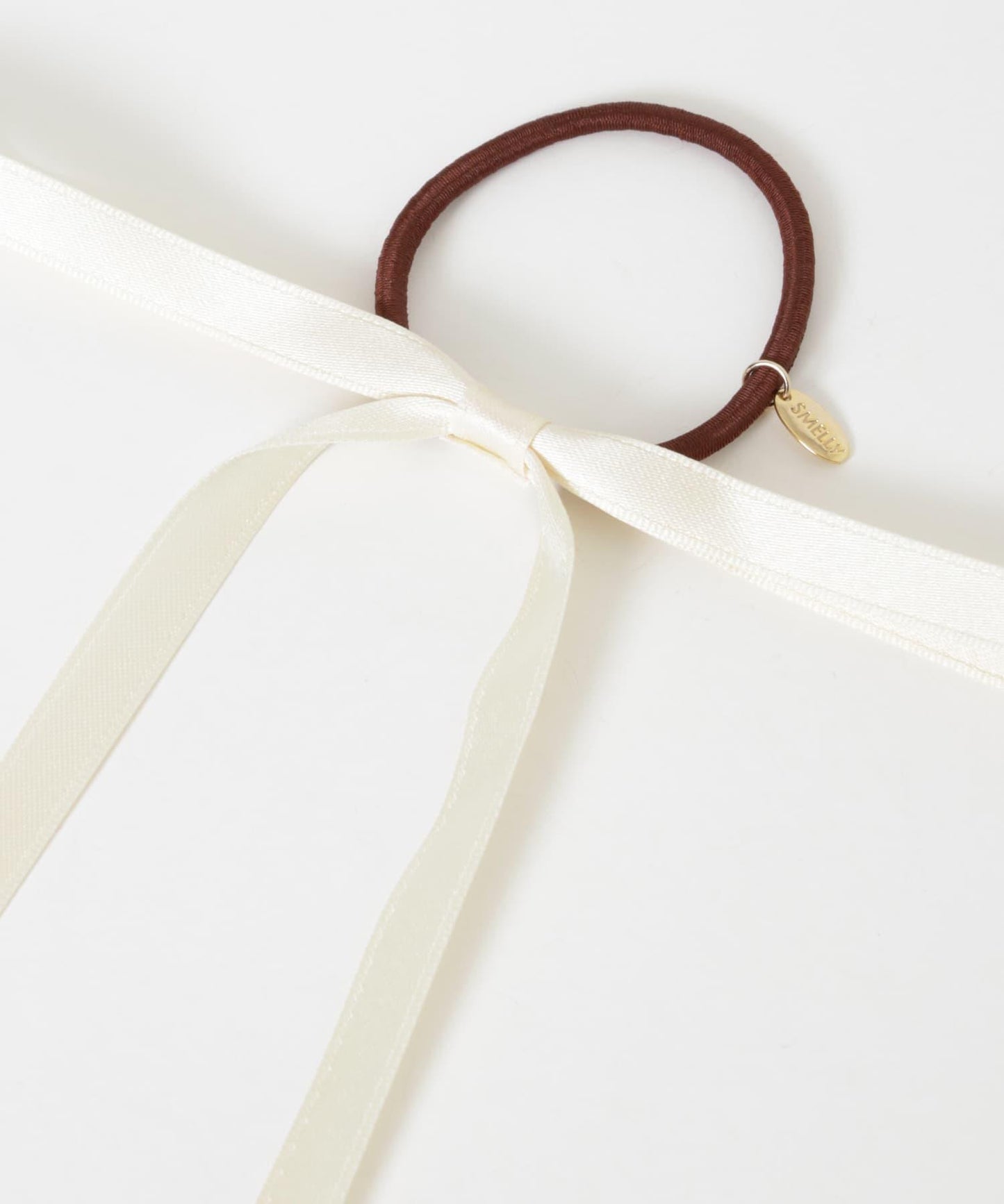 長款緞面蝴蝶結髮圈