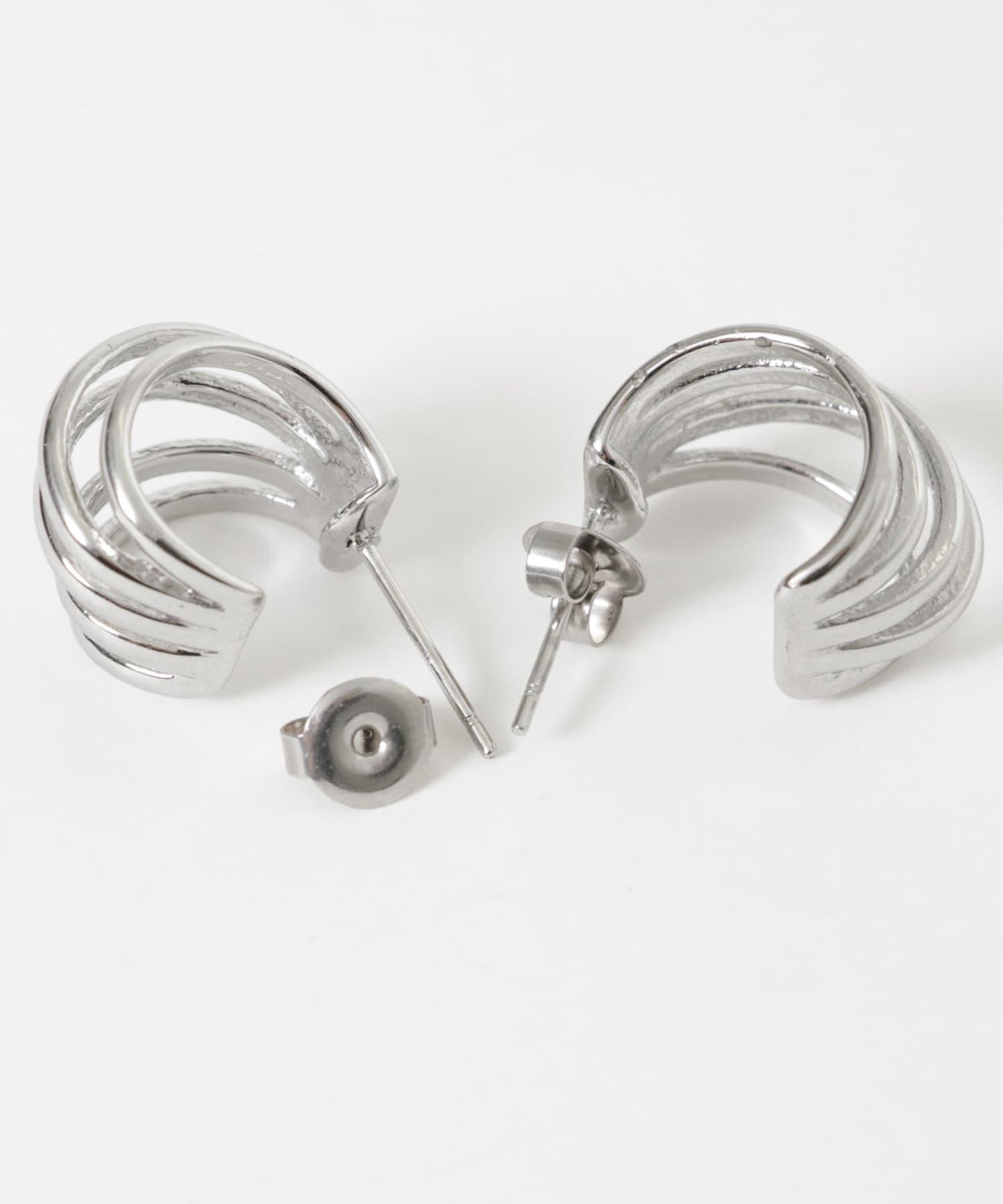 不鏽鋼金屬線條耳環