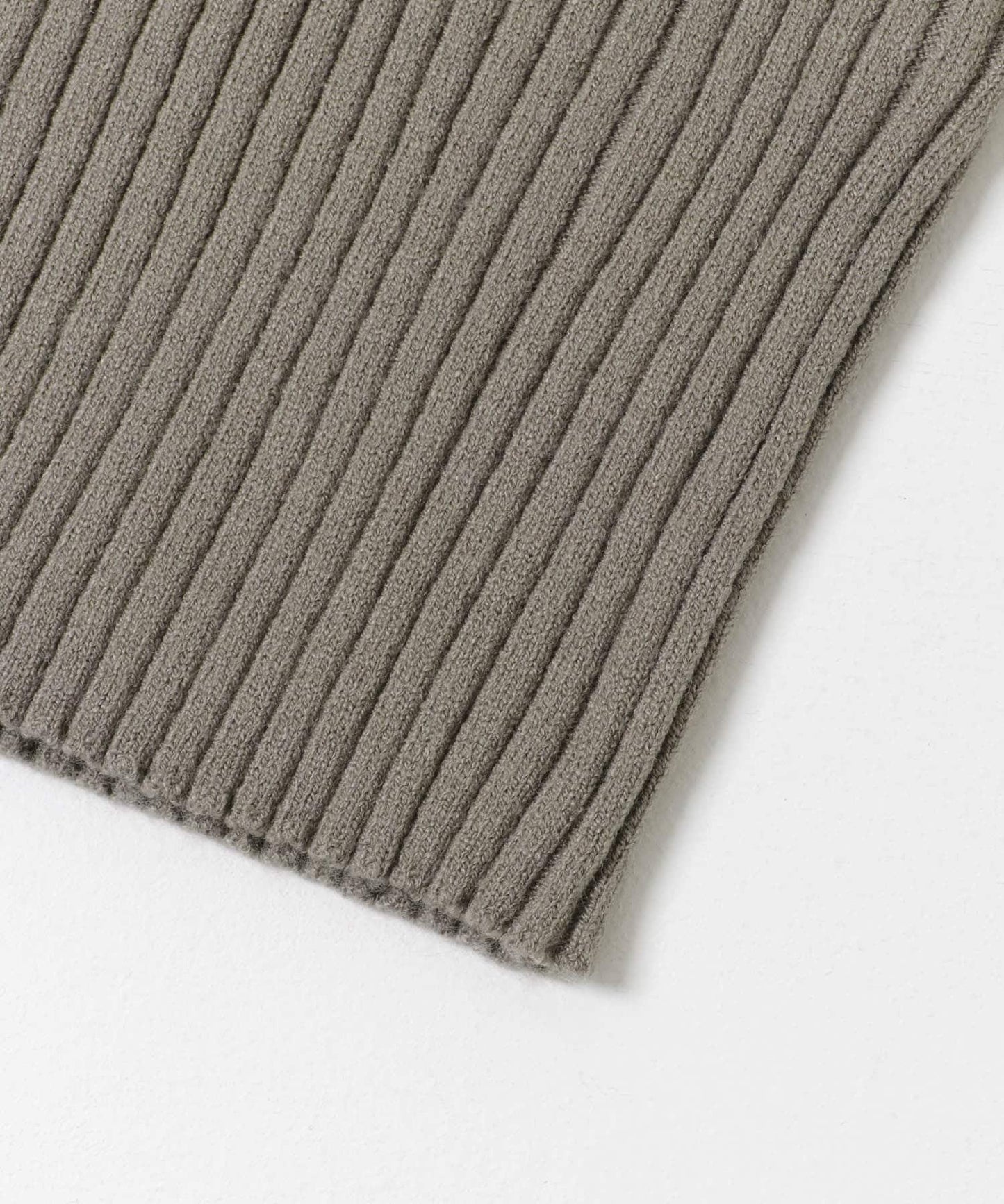 彈力高領羅紋針織衫