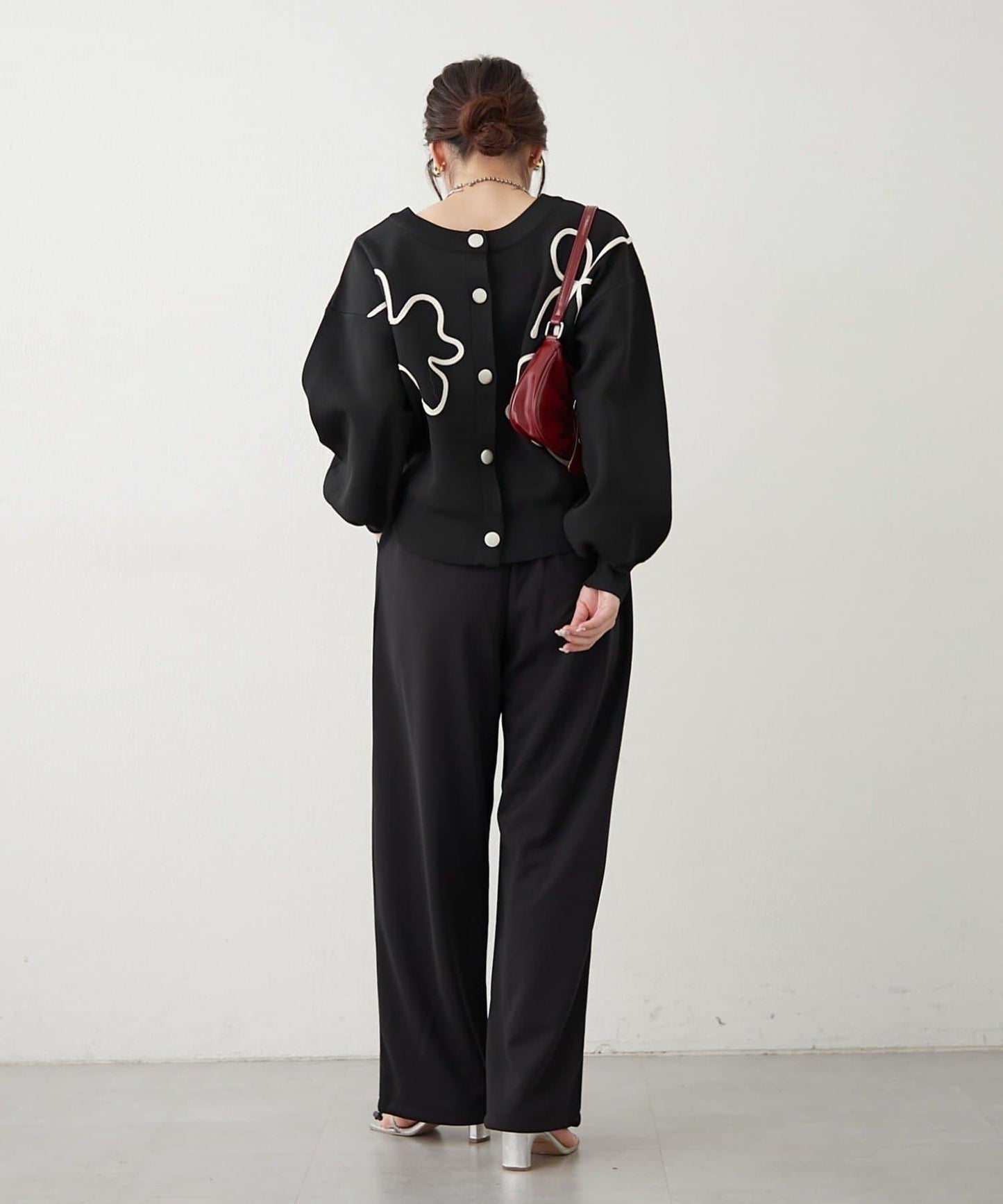 【前後兩穿】繩繡花開衫