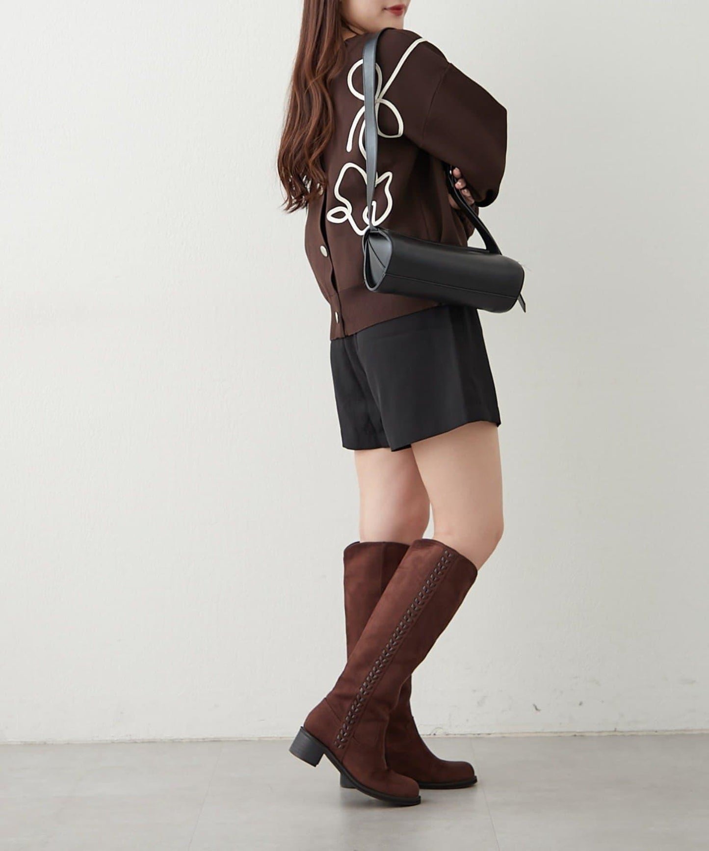 【前後兩穿】繩繡花開衫