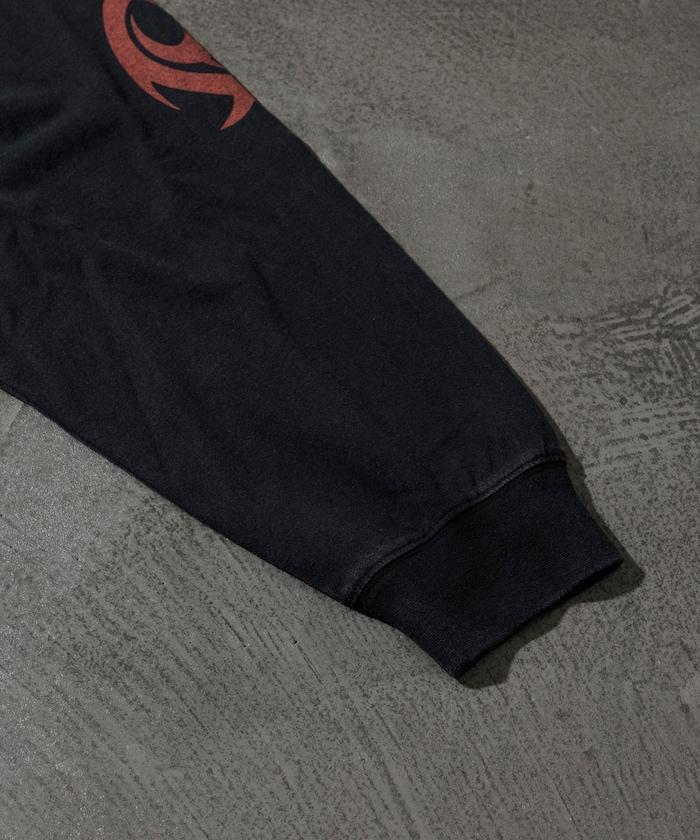 【限定】復古風 Slipknot 背面印花長袖T恤