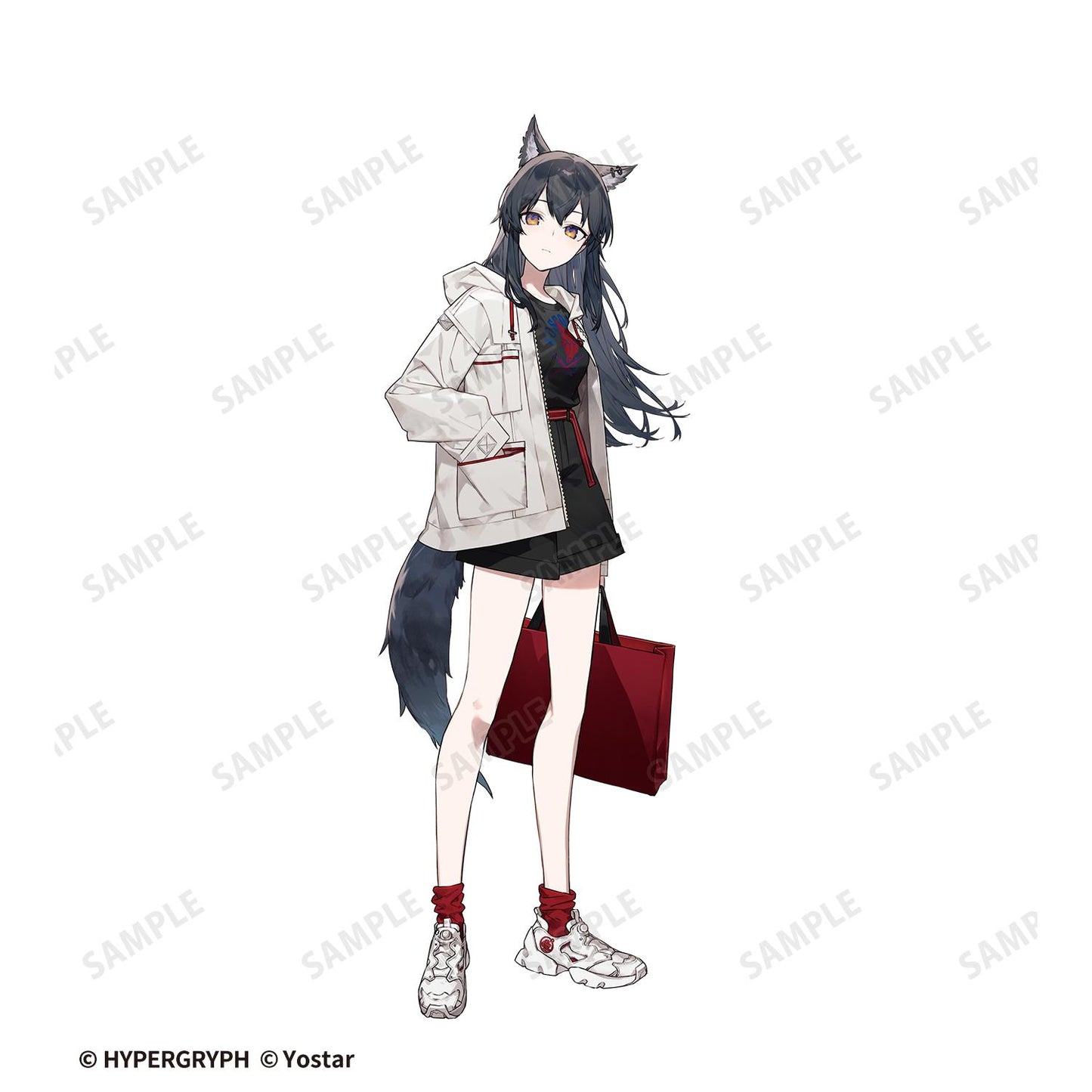 《明日方舟》 血掟德克薩斯 購物款 女士T恤(尺碼/XXL)