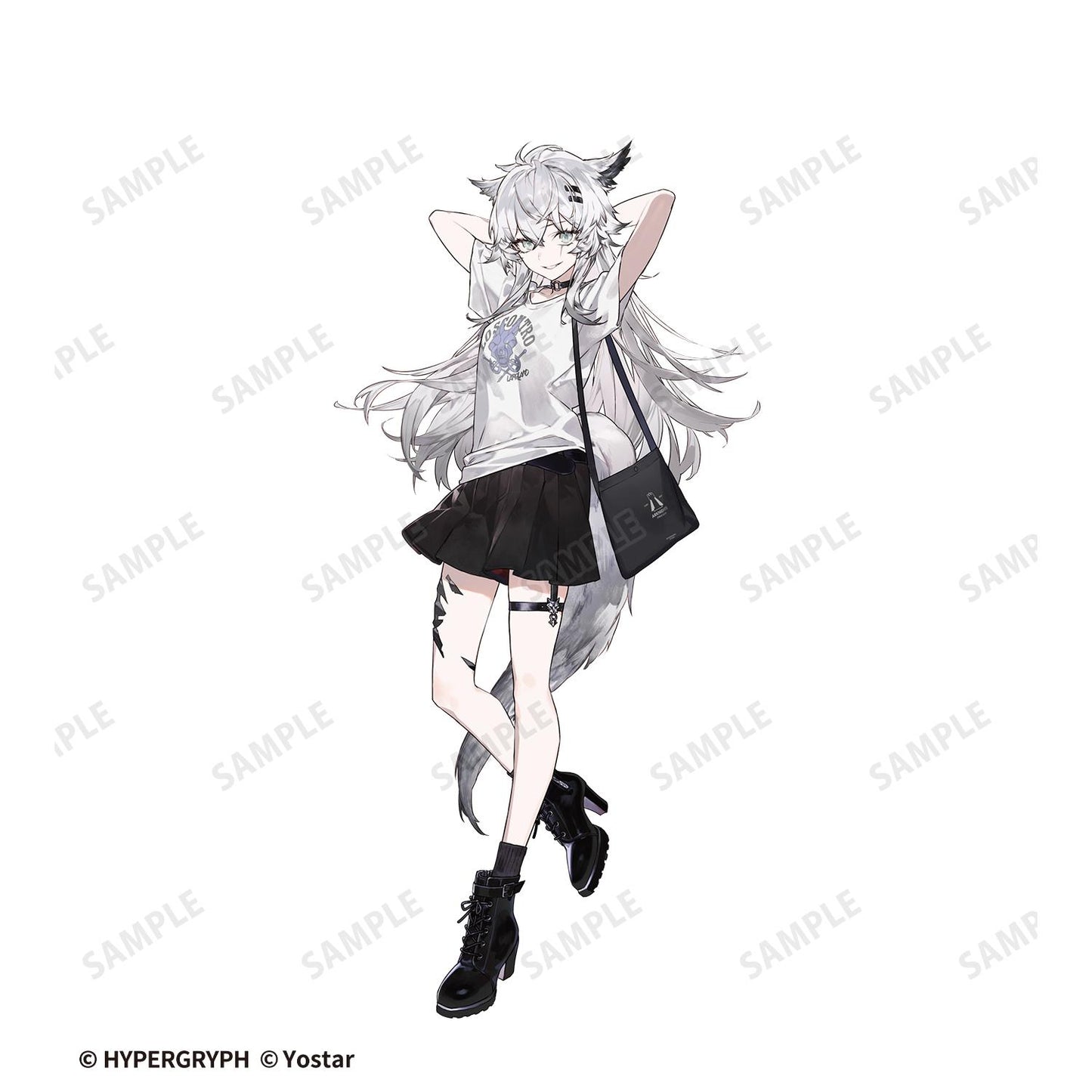 《明日方舟》_(尺碼/L)_荒蕪拉普蘭德 購物款 男士T恤