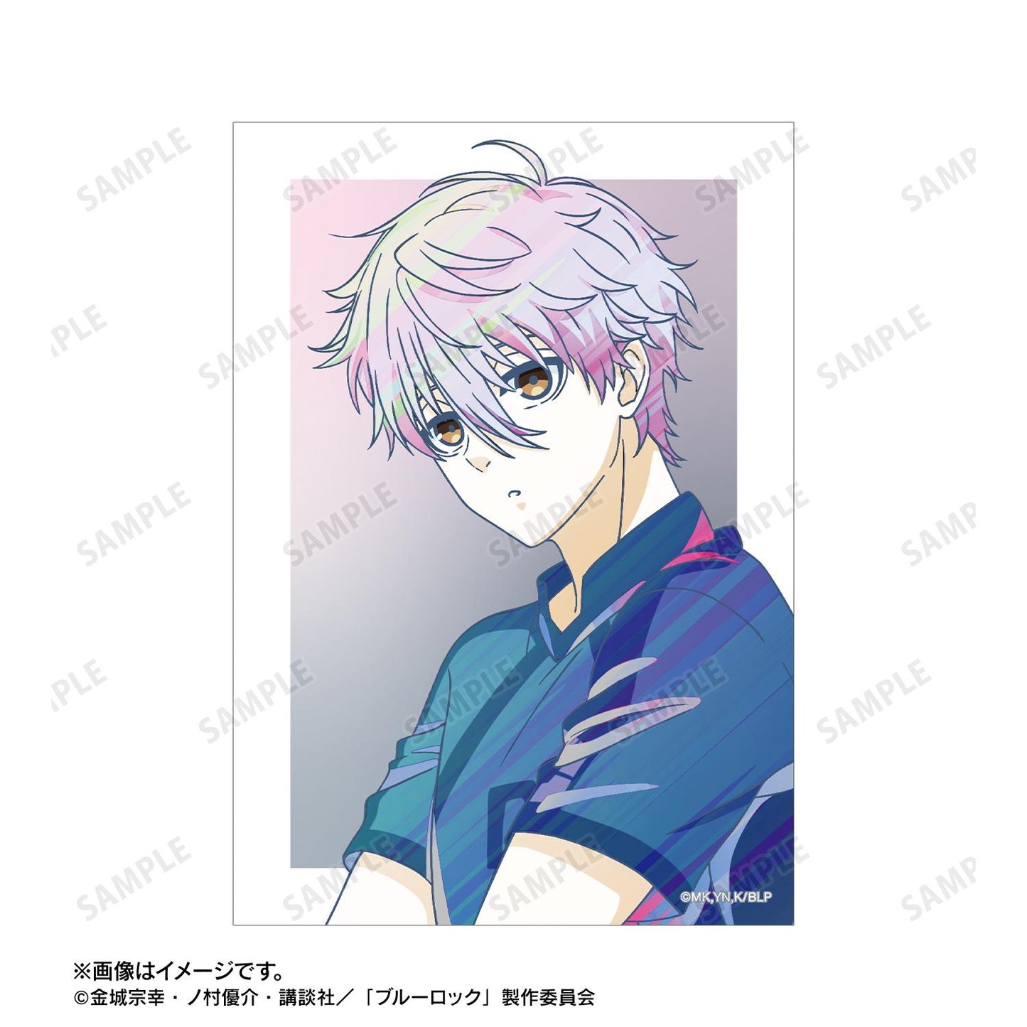 《藍色監獄》_新繪 凪誠士郎 比賽前準備中ver. Ani-Art clear label 明信片2枚套裝