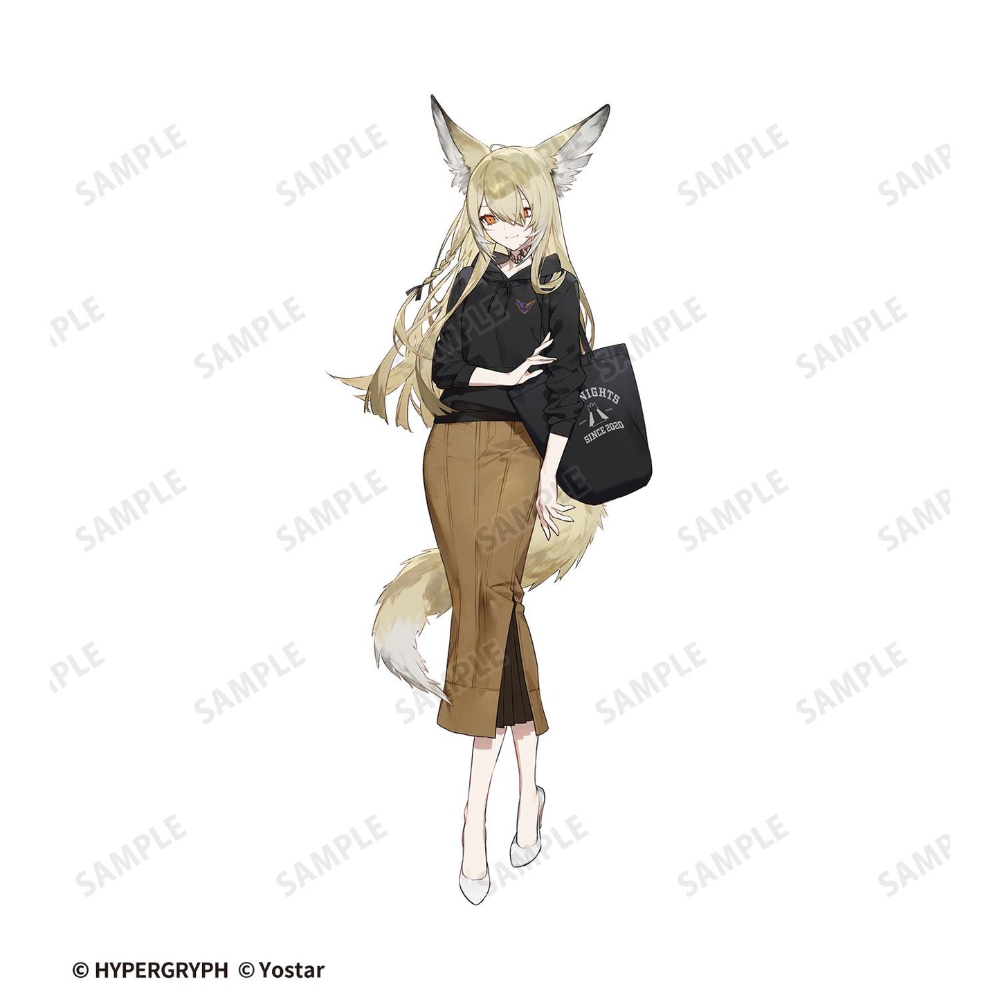 《明日方舟》_(尺碼/M)_烏爾比斯福利亞 購物款 男士連帽衛衣