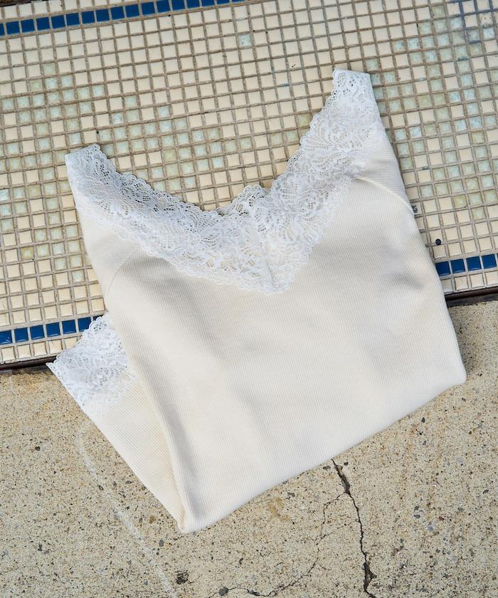 2way蕾絲長袖上衣