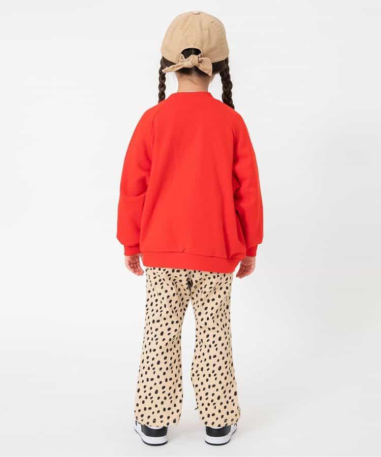 花紋喇叭長褲 10分丈