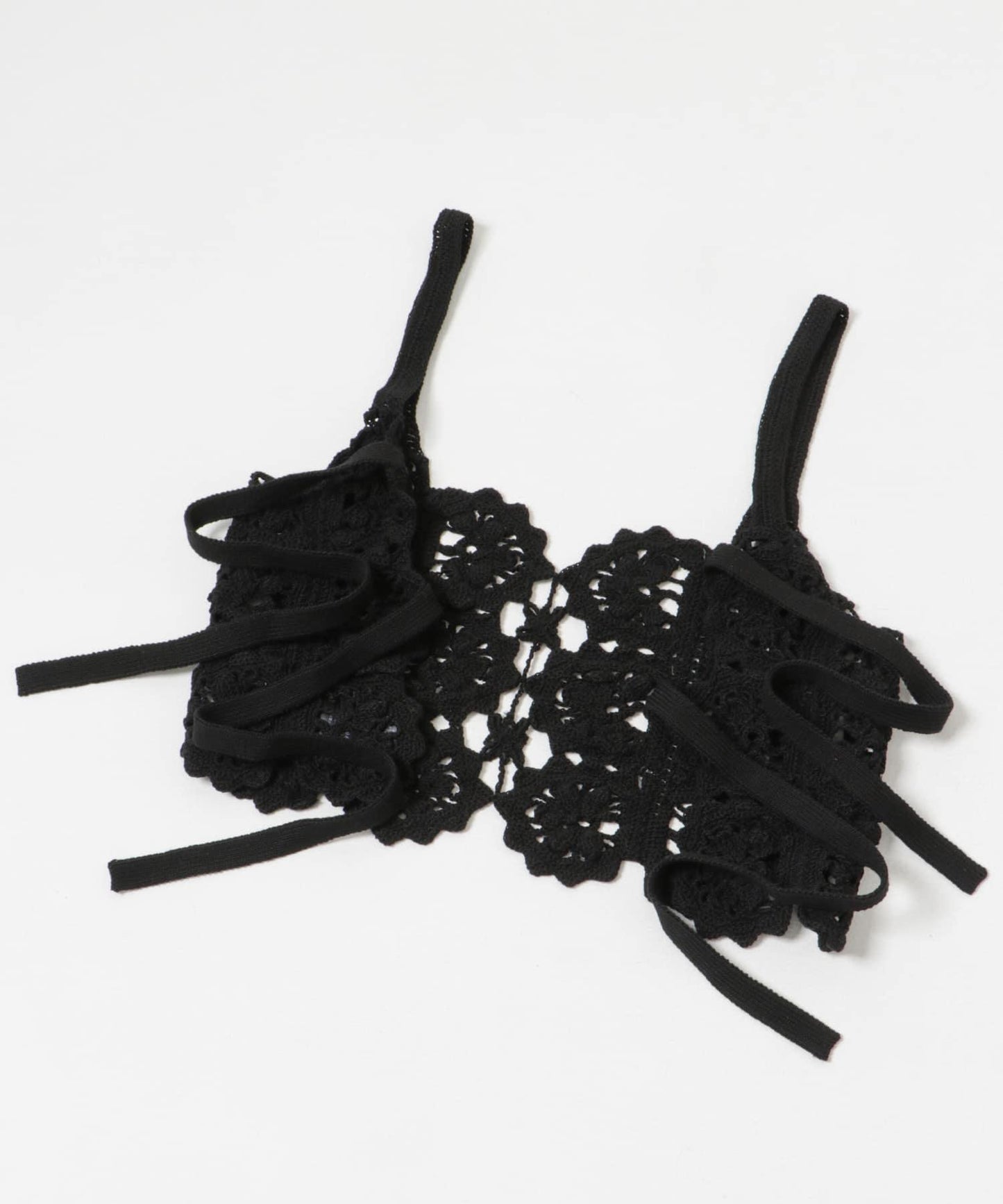 CURRENTAGE 鏤空鉤針針織吊帶背心