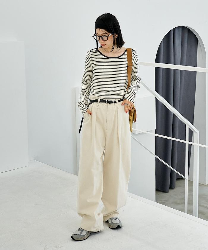 可機洗含絲船領羅紋針織衫