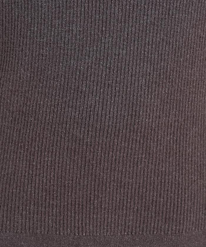 可機洗含絲船領羅紋針織衫