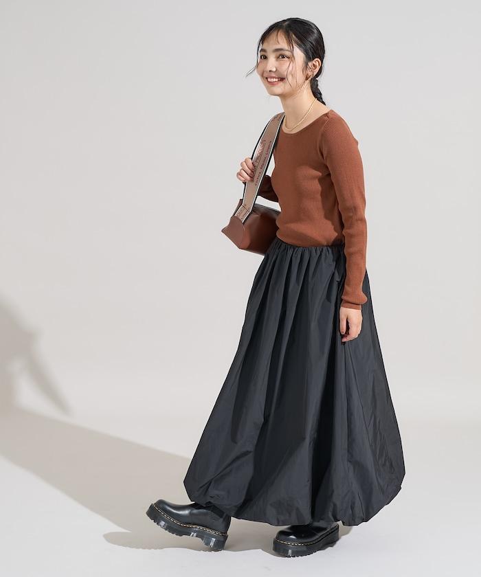 可機洗含絲船領羅紋針織衫