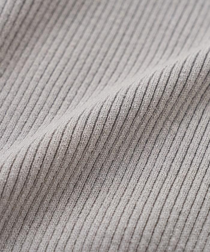 可機洗含絲船領羅紋針織衫