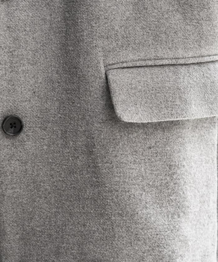 雙面呢西裝領夾克大衣