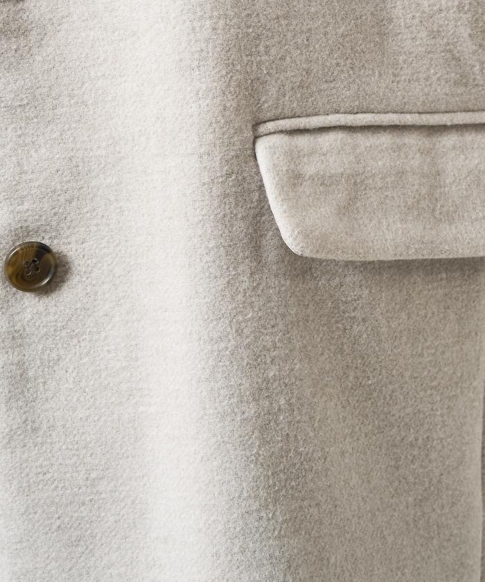 雙面呢西裝領夾克大衣