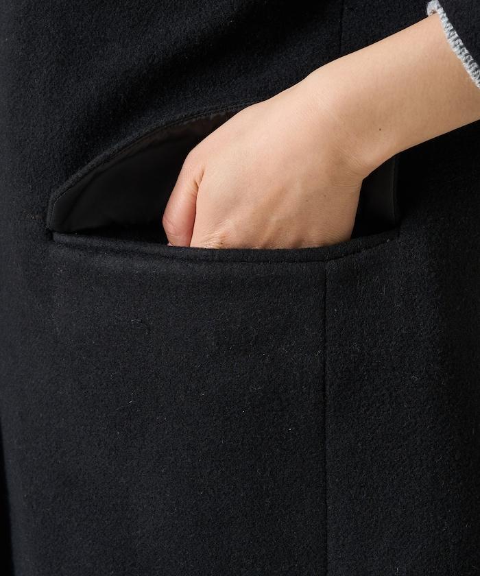 雙面呢西裝領夾克大衣