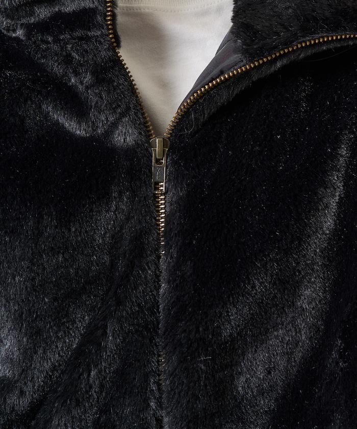 加厚仿毛短款外套