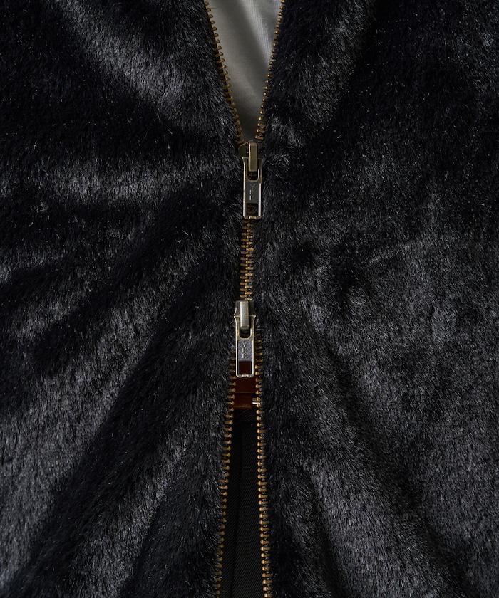 加厚仿毛短款外套