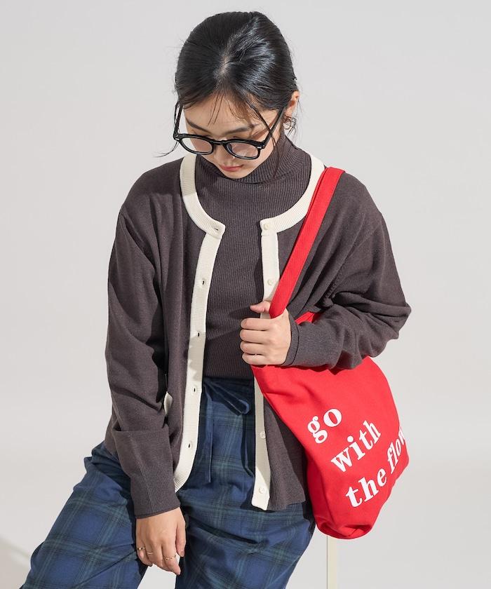 可機洗 含絲拼色針織開衫