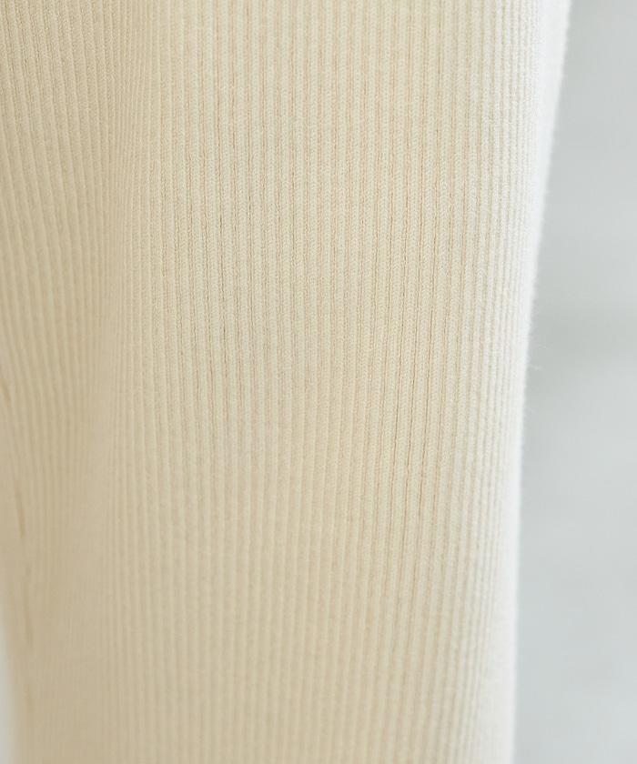 可機洗含絲羅紋針織褲 可搭配套裝