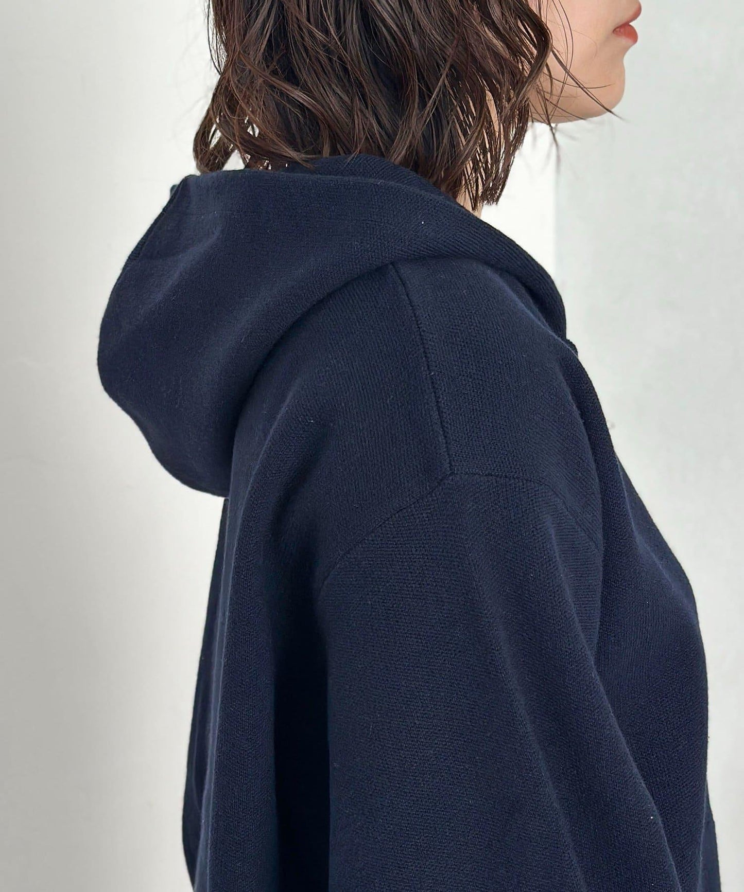 【U.S. POLO ASSN.】衛衣風針織拉鍊連帽衫