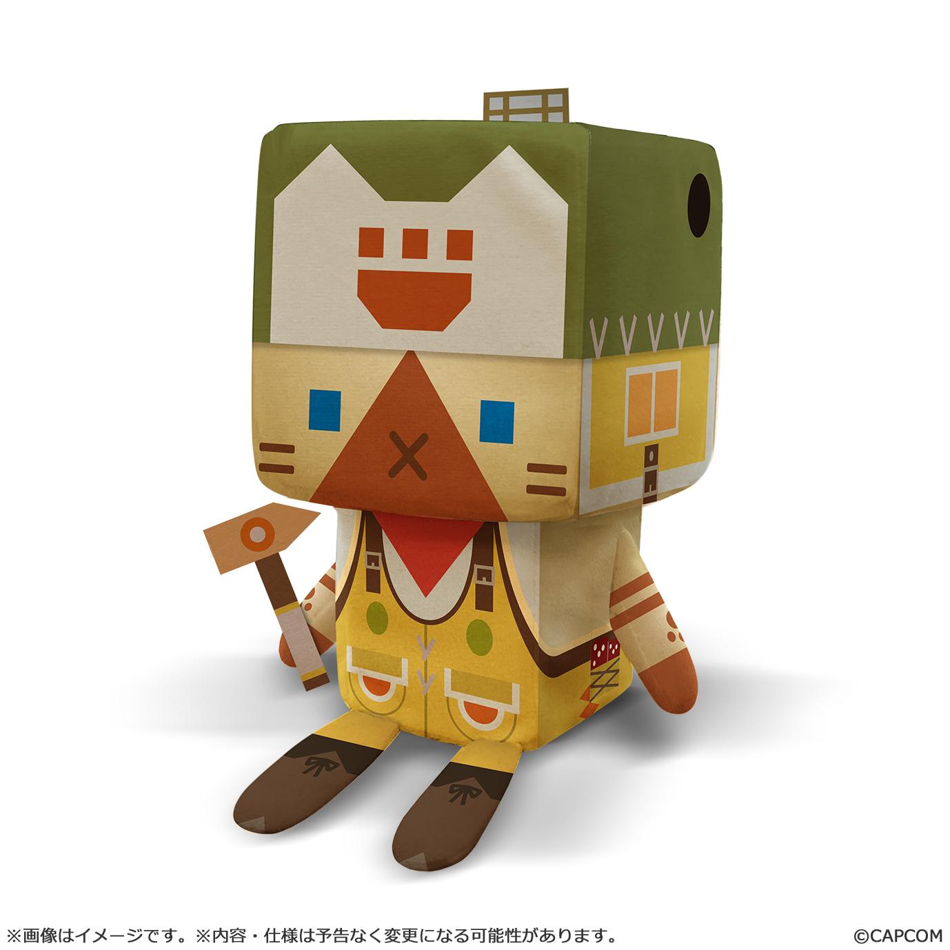 《怪物獵人物語》VOXENATION毛絨玩具 隨行艾露貓