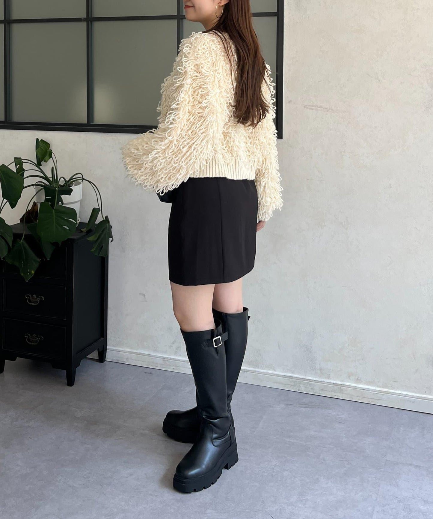 流蘇針織開衫