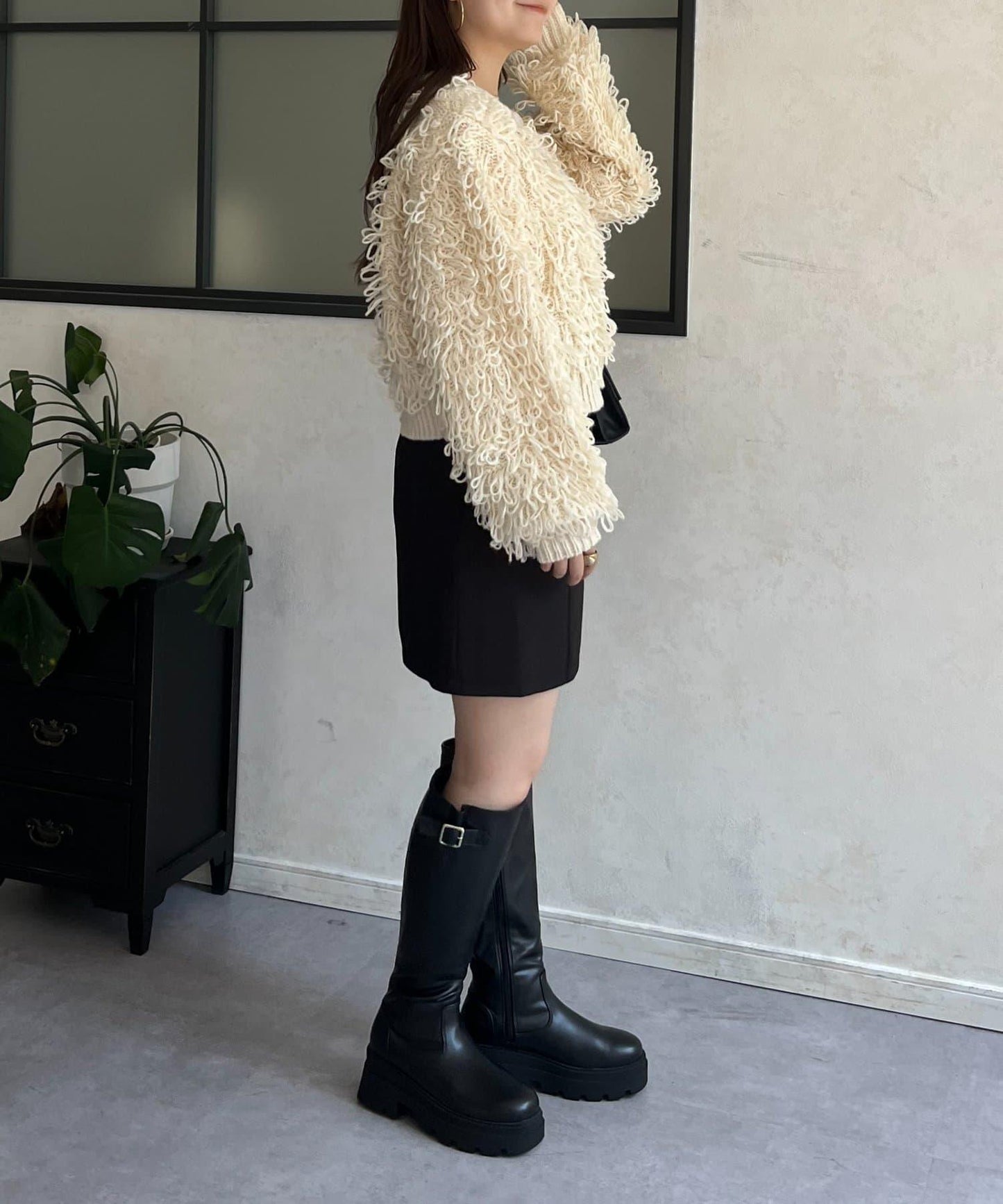 流蘇針織開衫