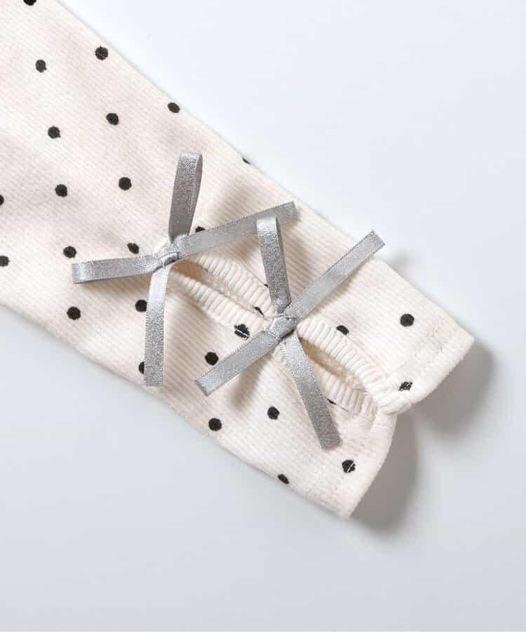 袖部蝴蝶結針織T恤