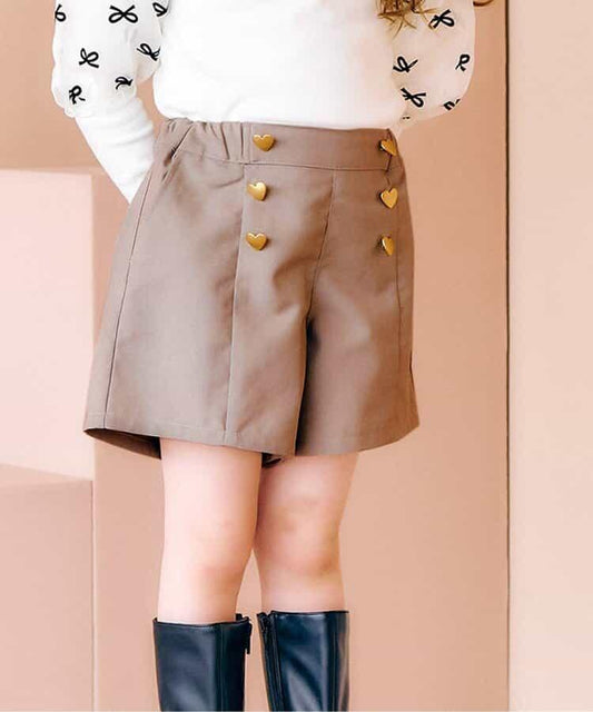 愛心口袋短褲 短款