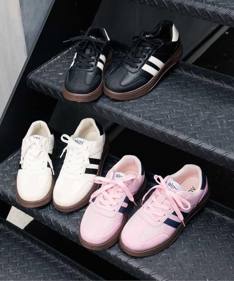 條紋休閒運動鞋