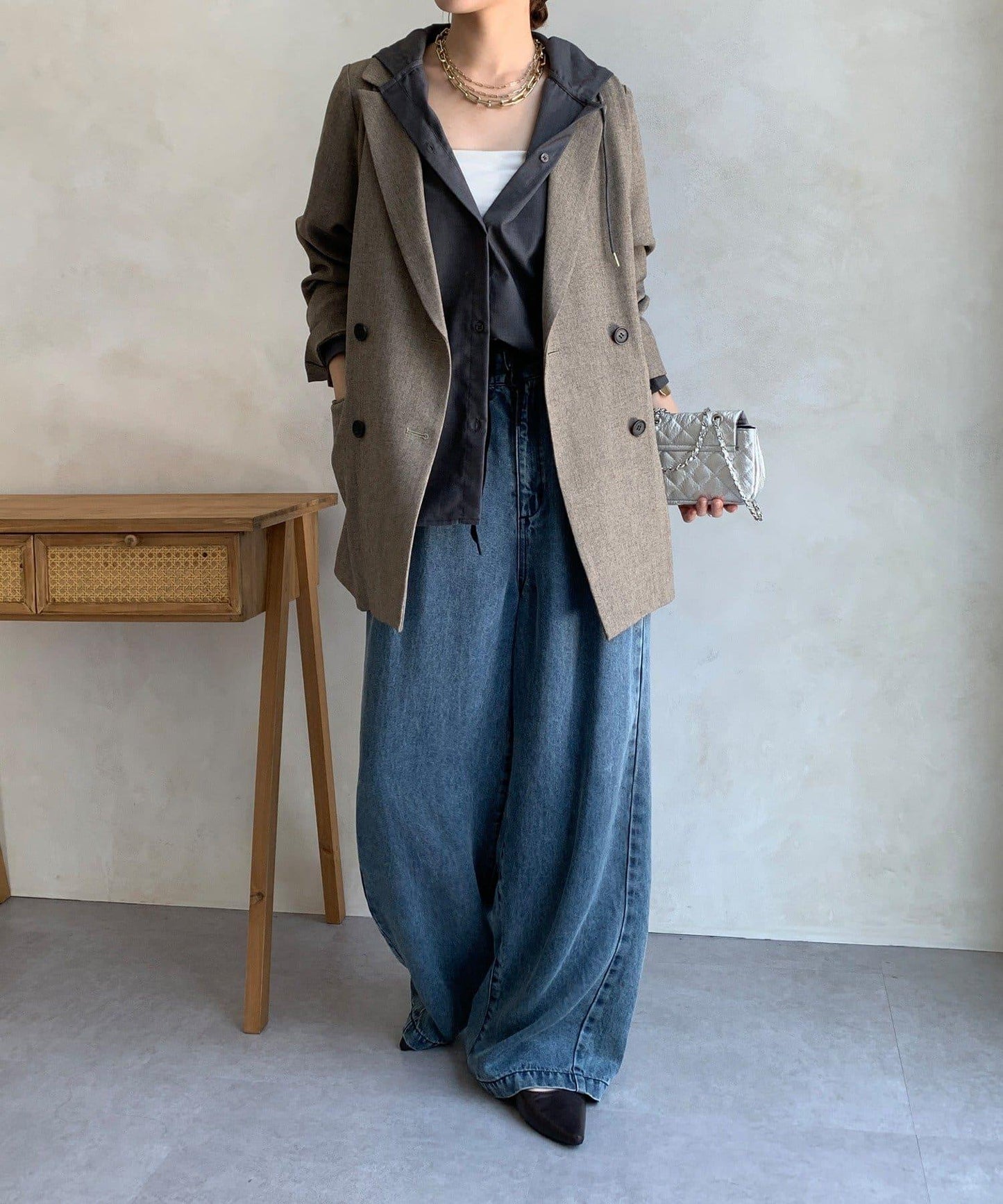 法蘭絨連帽襯衫