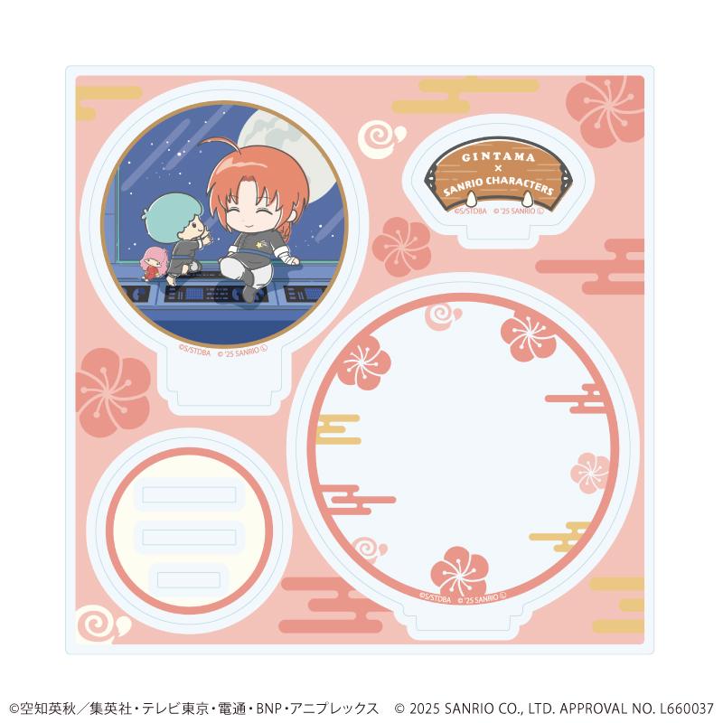 《銀魂》×《三麗歐》_亞克力立牌12/神威×雙子星(聯名插畫)