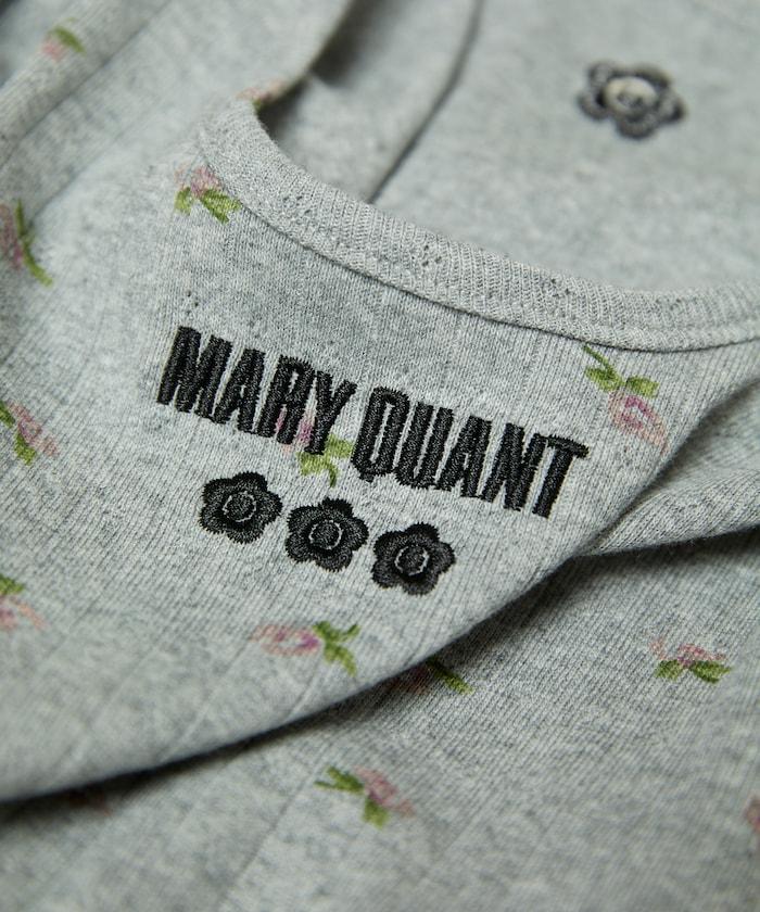 單點刺繡 2WAY 羅紋長袖T恤
