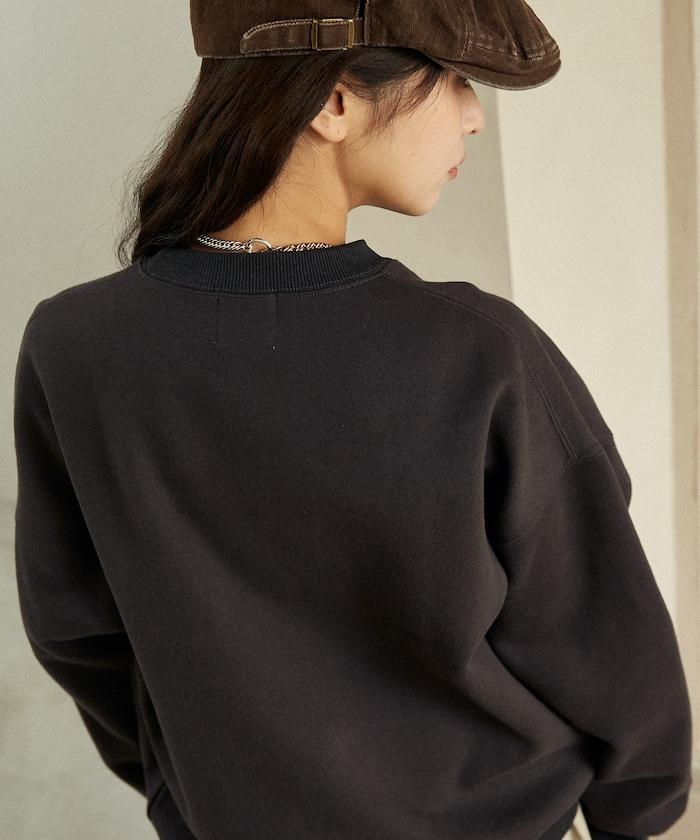 花卉圖案華夫格標誌衛衣