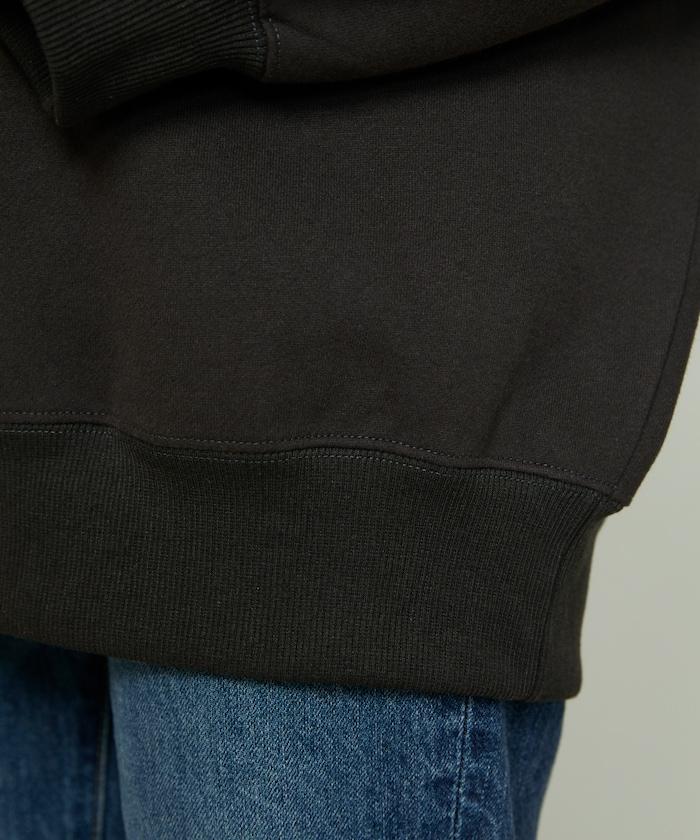 花卉圖案華夫格標誌衛衣