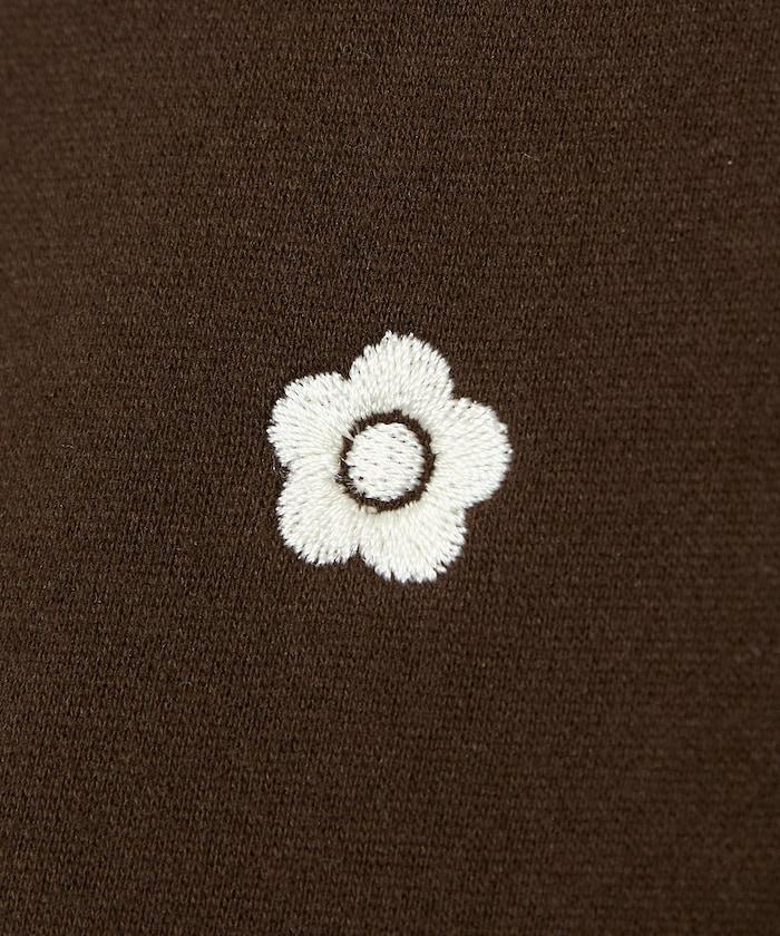 簡約標誌刺繡加絨衛衣