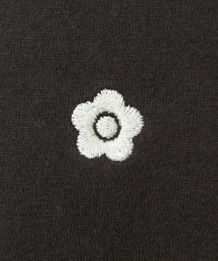 簡約標誌刺繡加絨衛衣