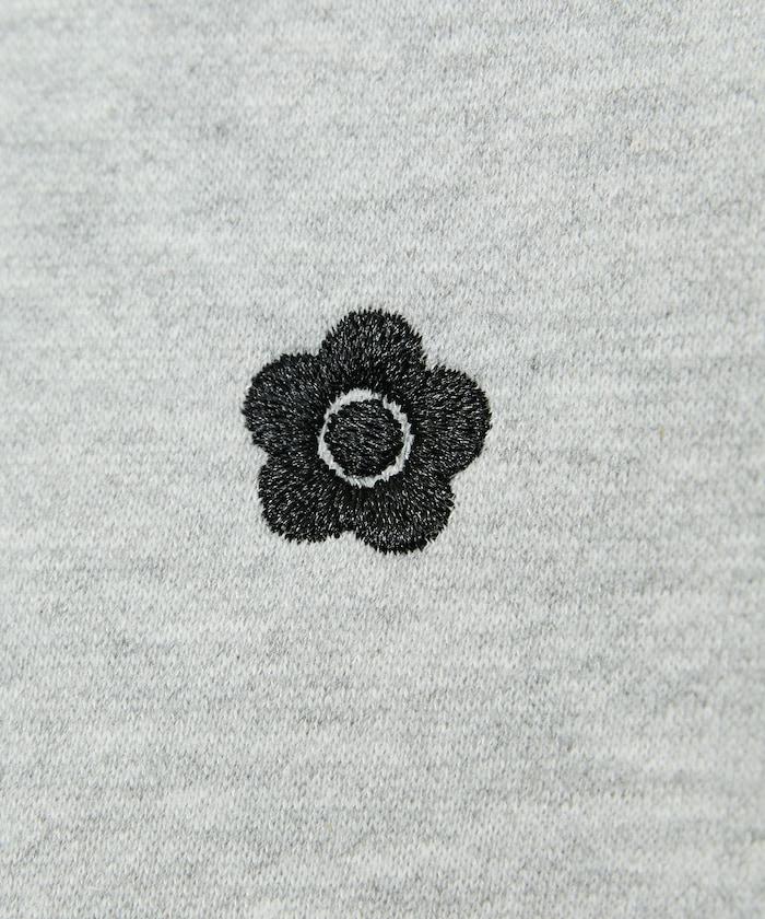 簡約標誌刺繡加絨衛衣