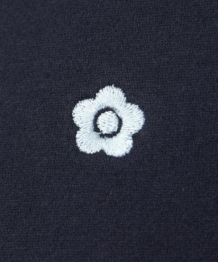 簡約標誌刺繡加絨衛衣