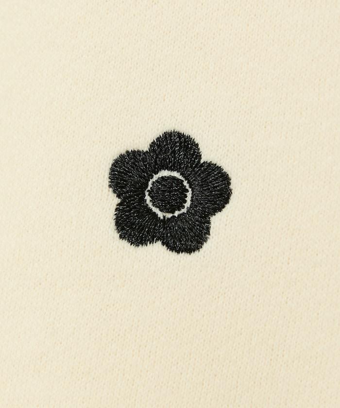 簡約標誌刺繡加絨衛衣