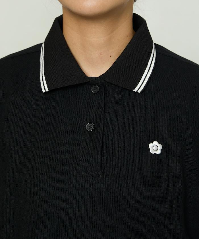 長袖單點鹿子紋POLO衫