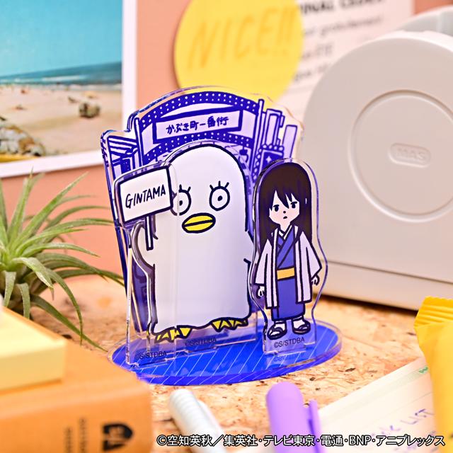 《銀魂》_ビィズニィズ 亞克力立牌(桂與伊麗莎白)
