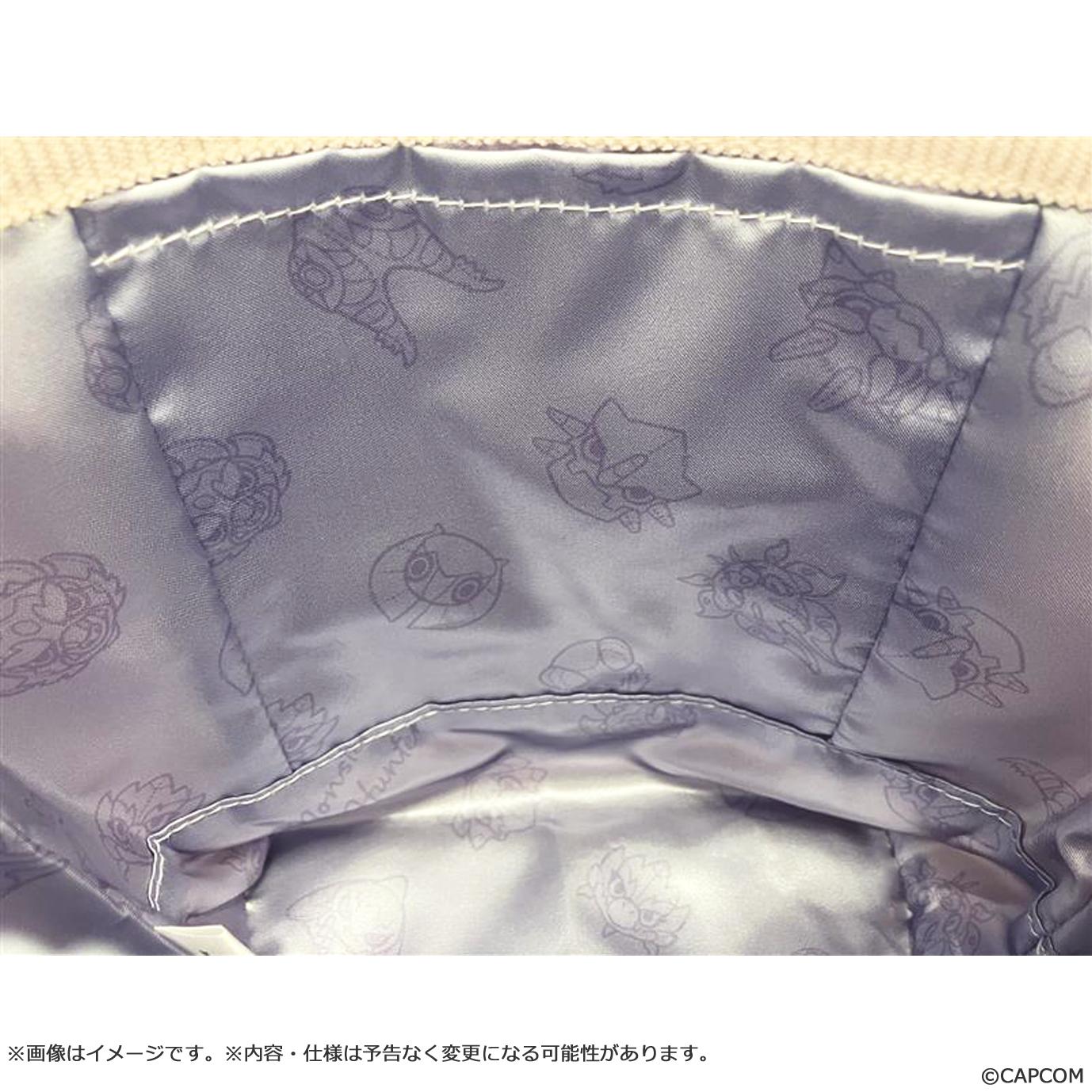 《怪物獵人物語》_モンでふぉ 燈芯絨迷你托特包