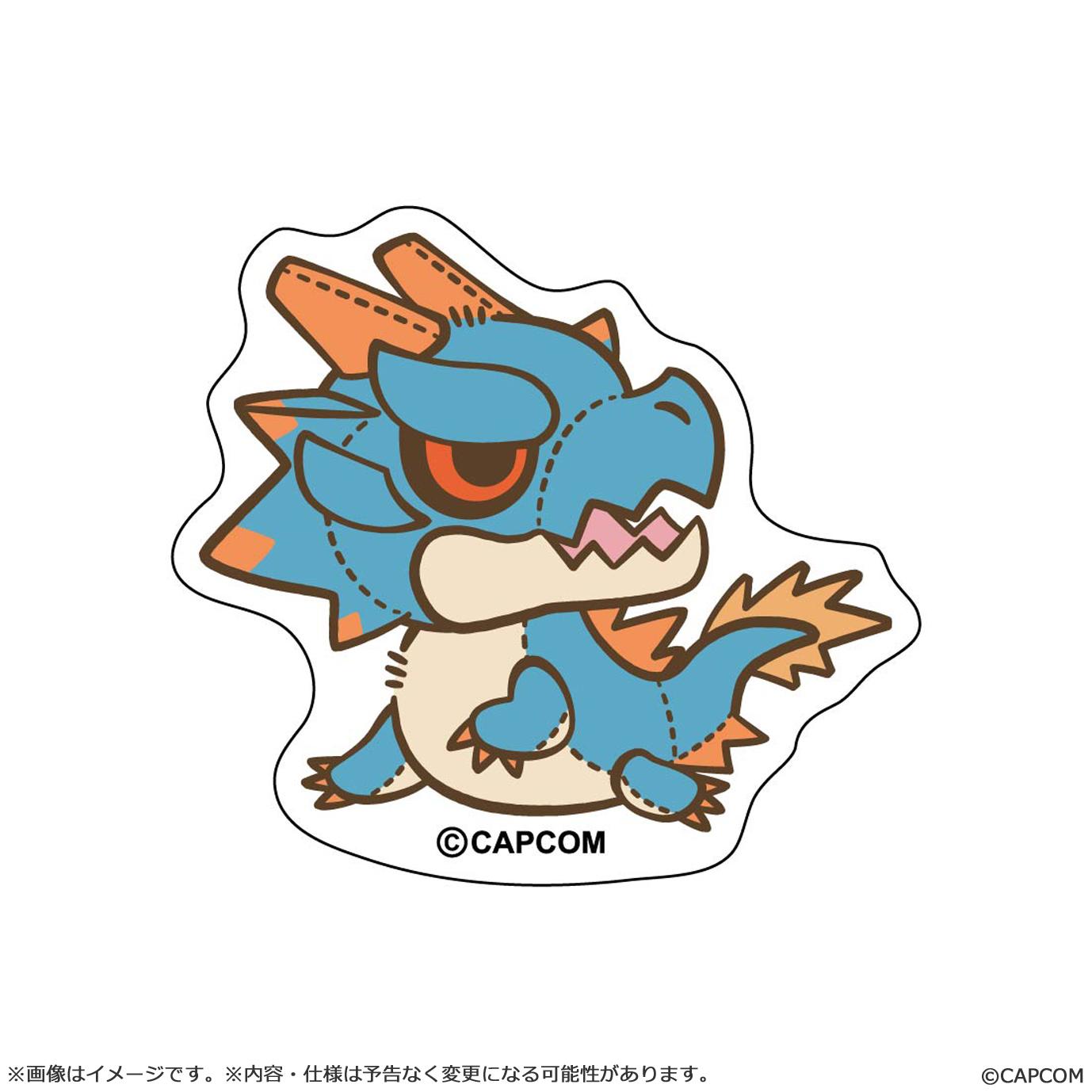 《怪物獵人物語》_Q版異形剪裁貼紙 雷狼龍